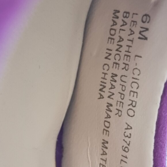 Purple Suede Franco Sarto Heels - Picture 5 of 5